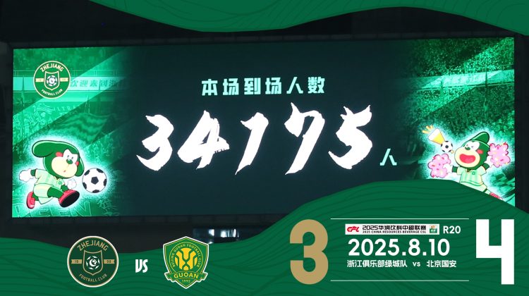 中超战报 | 2025中超联赛第20轮 浙江绿城3-4北京国安缩略图