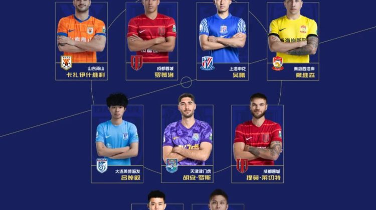 2025华润饮料中超联赛9/10月最佳阵容-亚戈，赵博缩略图