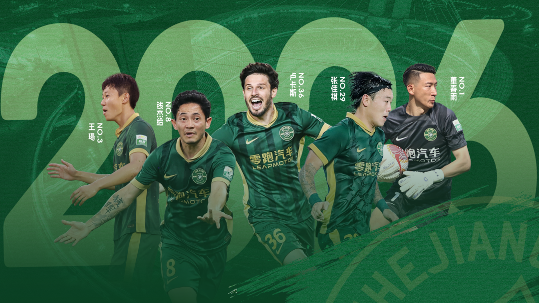 官宣 | 卢卡斯、张佳祺、钱杰给、王瑒、董春雨完成续约缩略图