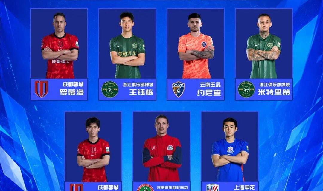 2026怡宝中超联赛三月最佳阵容 – 王钰栋，米特里策，赵博缩略图