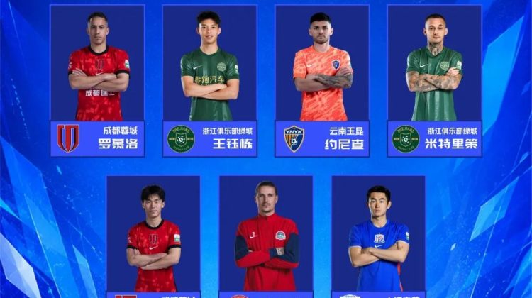 2026怡宝中超联赛三月最佳阵容 – 王钰栋，米特里策，赵博缩略图